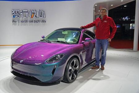 Endlich eine Kopie: Zedriv hat eine zweisitzige Elektroautostudie am Start, die ein bisschen aussieht wie ein Porsche 911 un...