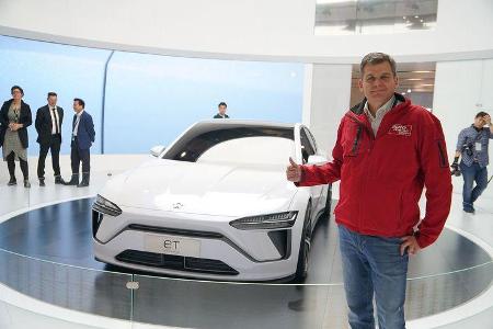 Pro Nio ET Gerd Stegmaier: Die Studie eines elektrisch angetriebenen viertürigen Coupés wirkt wie aus einem Guss