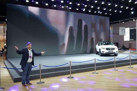 Volvo hat seine Messepräsenz stark zurückgefahren. Im Heimatland der zum chinesischen Geely-Konzern gehörenden Marke sind di...