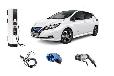 Nissan Leaf, Anschluesse