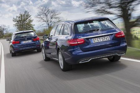 BMW 318i Touring, Mercedes C 160 T