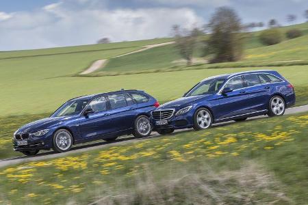 BMW 318i Touring, Mercedes C 160 T