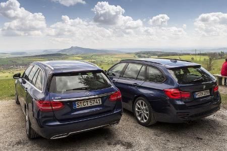 BMW 318i Touring, Mercedes C 160 T