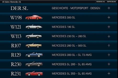 60 Jahre Mercedes SL Titel