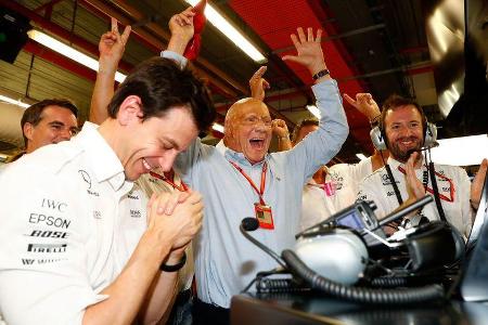 Toto Wolff - Niki Lauda - Mercedes - Formel 1