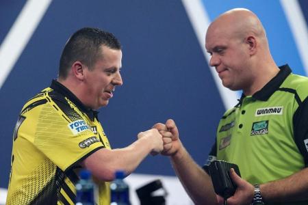 Darts: Van Gerwen nach Debakel 