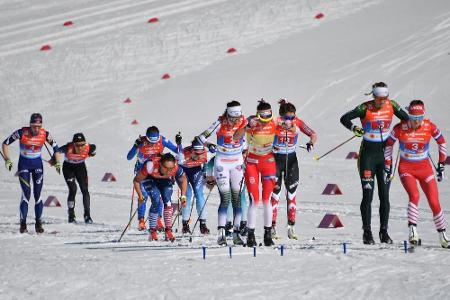 Warmes Wetter in Oberstdorf: Langläufer starten schon am frühen Morgen