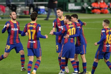 Sechster Sieg in Serie: Barcelona gewinnt bei Betis