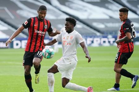 Bayern patzt beim Spitzenspiel in Frankfurt