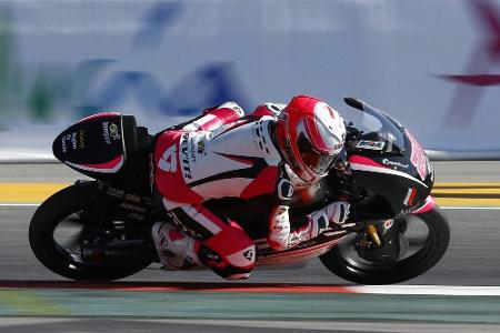 Carrasco sitzt wieder auf dem Motorrad: 