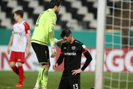 Sensation in Essen: Leverkusen fliegt aus dem Pokal