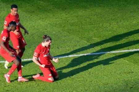 Dank Kunstschütze Sabitzer: RB Leipzig heizt Titelkampf an