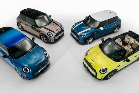 Mini (2021) Facelift: Neue Front und funky Mehrfarb-Dach