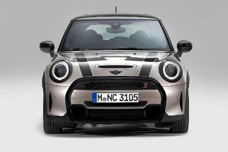 Mini (2021) Facelift: Neue Front und funky Mehrfarb-Dach