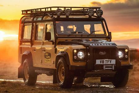 Land Rover Defender Works V8 Trophy: Camel lässt grüßen