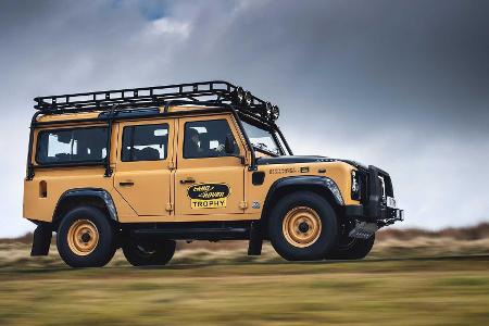 Land Rover Defender Works V8 Trophy: Camel lässt grüßen