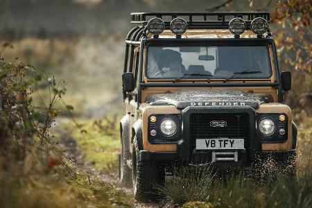 Land Rover Defender Works V8 Trophy: Camel lässt grüßen