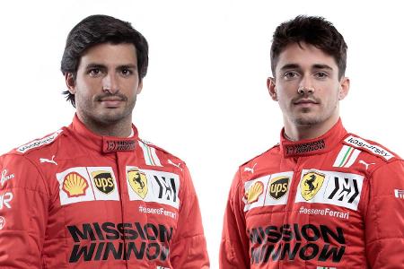 Carlos Sainz und Charles Leclerc bilden 2021 das Ferrari-Duo in der Formel 1