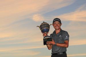 1,5 Millionen-Euro-Scheck für Morikawa - Unterstützung für Woods