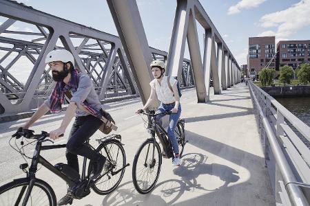 E-Bike Radfahrer