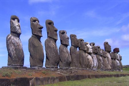 Statuen auf den Osterinseln