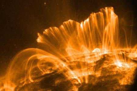 Aufnahme der NASA von einer sogenannten Flare