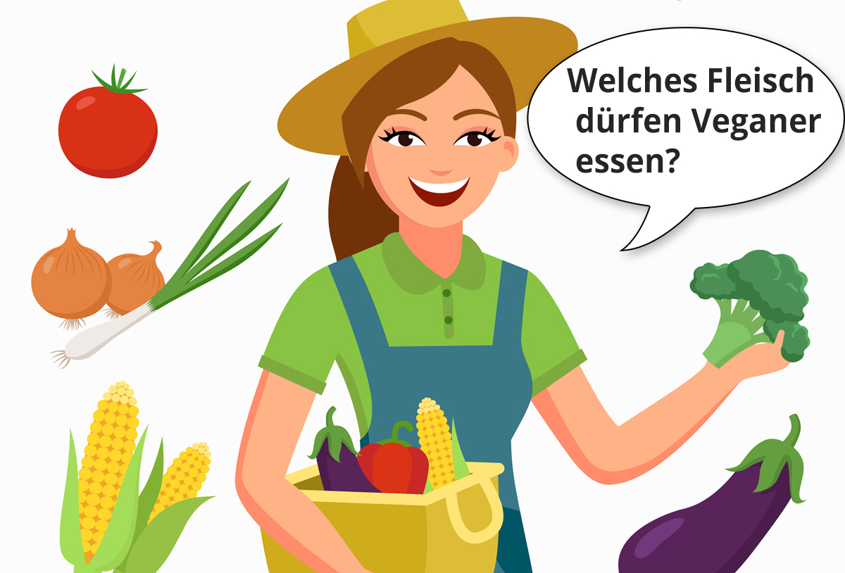 Veganer Witze Bildernull