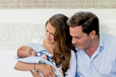 Prinzessin Madeleine und Ehemann Christopher O'Neill sind ganz vernarrt in Söhnchen Nicolas