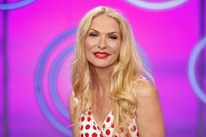 Sonya Kraus bei der Aufzeichnung der ARD-Quizshow Dingsda im...