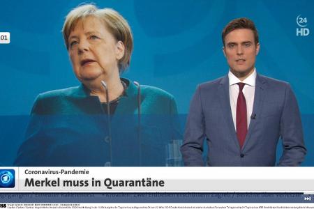 Feature _ Symbol Angela Merkel muss in Quarant�ne 03_20 teu...