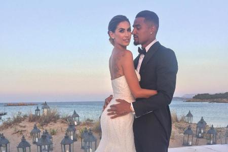 Während sein Bruder bei der Fußball-EM spielte, heiratete Kevin Prince Boateng ganz klassisch seine langjährige Freundin Mel...