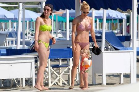 Michelle Hunziker, Celeste Trussardi und Aurora Hunziker-Ramazzotti - was für ein Dreamteam! Als die Familie am Wochenende i...