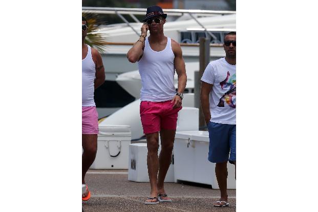 Der Fußballstar von Real Madrid verbringt die Sommerpause in Miami.