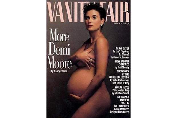 Babybauch, Demi Moore, schwanger