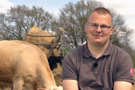 Der patente Kuhbauer Johannes (26).