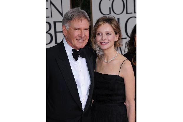 Harrison Ford lernte die 22 Jahre jüngere Schauspielerin Calista Flockhart bei den Golden Globes kennen.