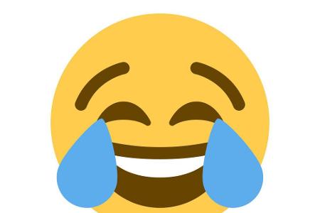 Zudem bitte nicht verwechseln: Während dieses Emoji vor Tränen lacht...