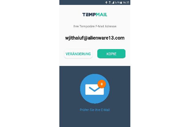 Temp Mail – Temporäre Email