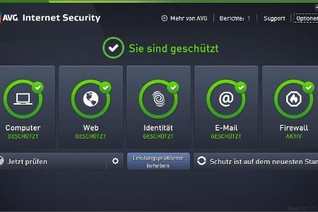AVG Internet Security, der Virenschutz mit der besten Programmoberfläche