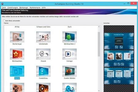 DVDs erscheinen mit einem Auswahlmenü deutlich professioneller und persönlicher.