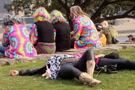 Weiberfastnacht im Karneval K�ln, Nordrhein Westfalen, Deuts...