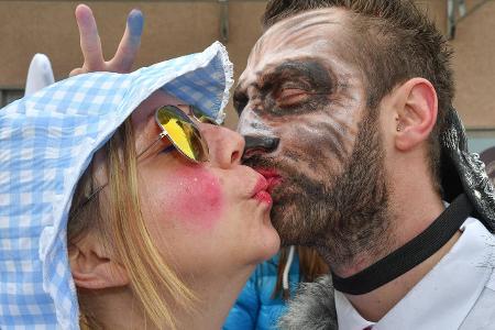 Faschingszug zum 20sten Geburtstag des B�rgermeisters von Sc...