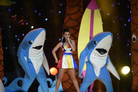 Katy Perry begeistert mit Show in Super-Bowl-Halbzeit