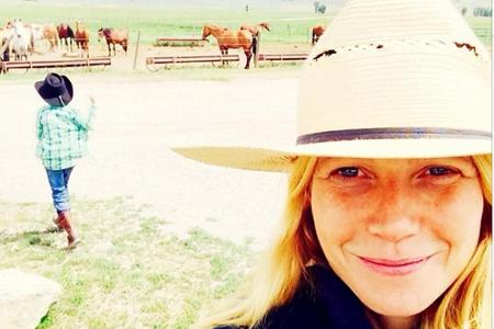 Gwyneth Paltrow ist ungeschminkt auf dem Land unterwegs