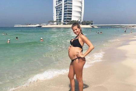 Strahlend präsentierte Cathy Hummels (29) dieses Jahr mit unzähligen Schnappschüssen ihr Schwangerschaftsglück auf Instagram.