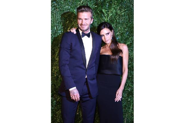 ...von David und Victoria Beckham, die ganz offensichtlich gute Gene zum Vererben haben - immerhin ist auch ihr ältester Soh...