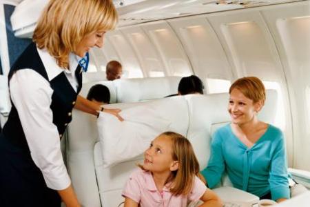 Flugzeug, Flieger, Pilot, Stewardess