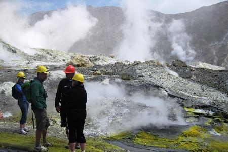 spektakuläre vulkane White Island Volcano, Neuseeland