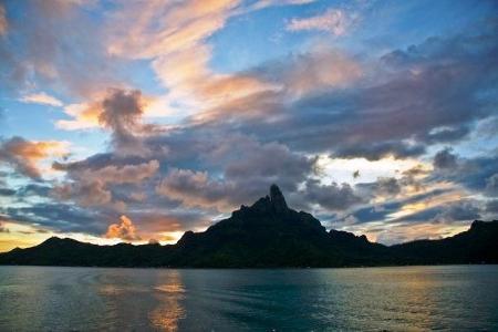 spektakuläre vulkane Mount Otemanu, Bora Bora