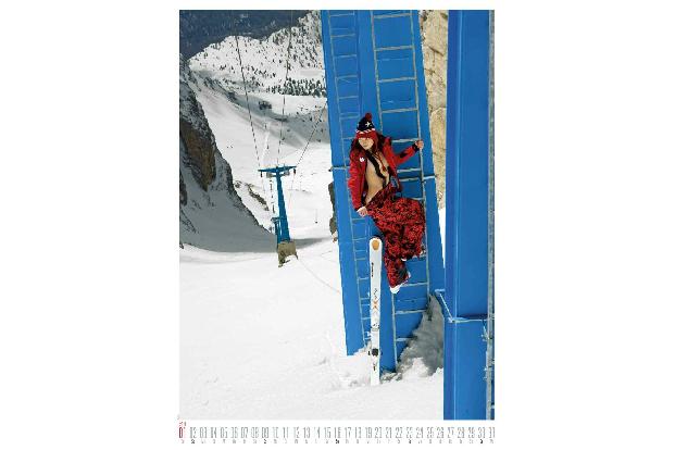 Der Skilehrerinnen-Kalender 2011